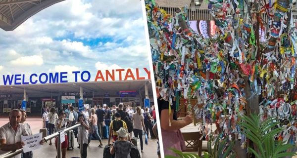 Прощай, all inclusive!: в аэропорту Антальи выросло «браслетное дерево» от российских туристов
